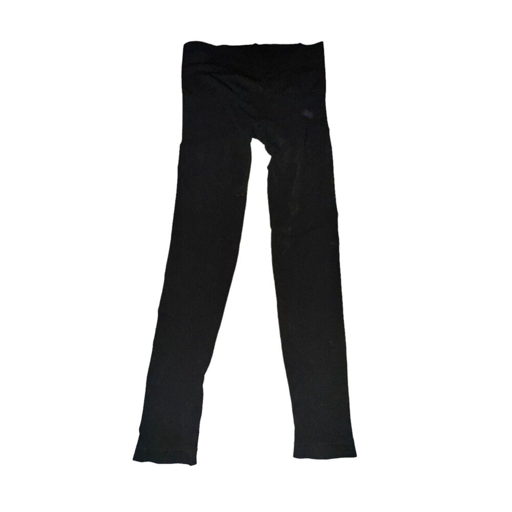 Star Power By Spanx Leggings Women's Size L Black High Rise Compression